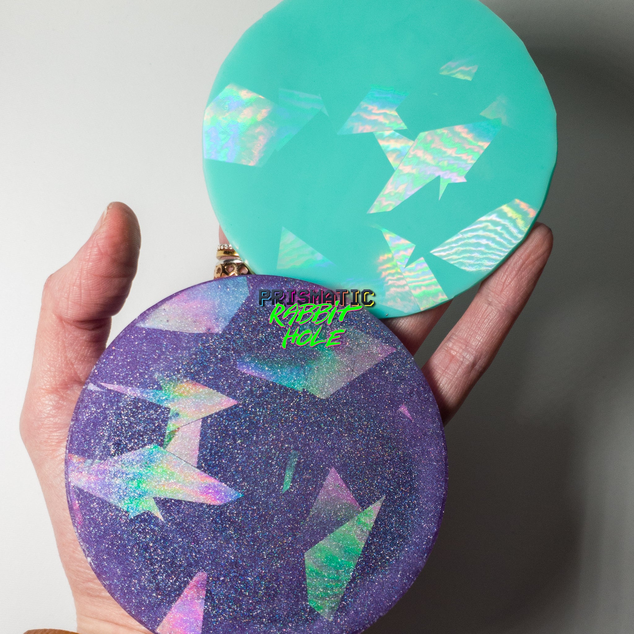 3.6 Holographic Starburst Coaster Mold – Prismatic Rabbit Hole