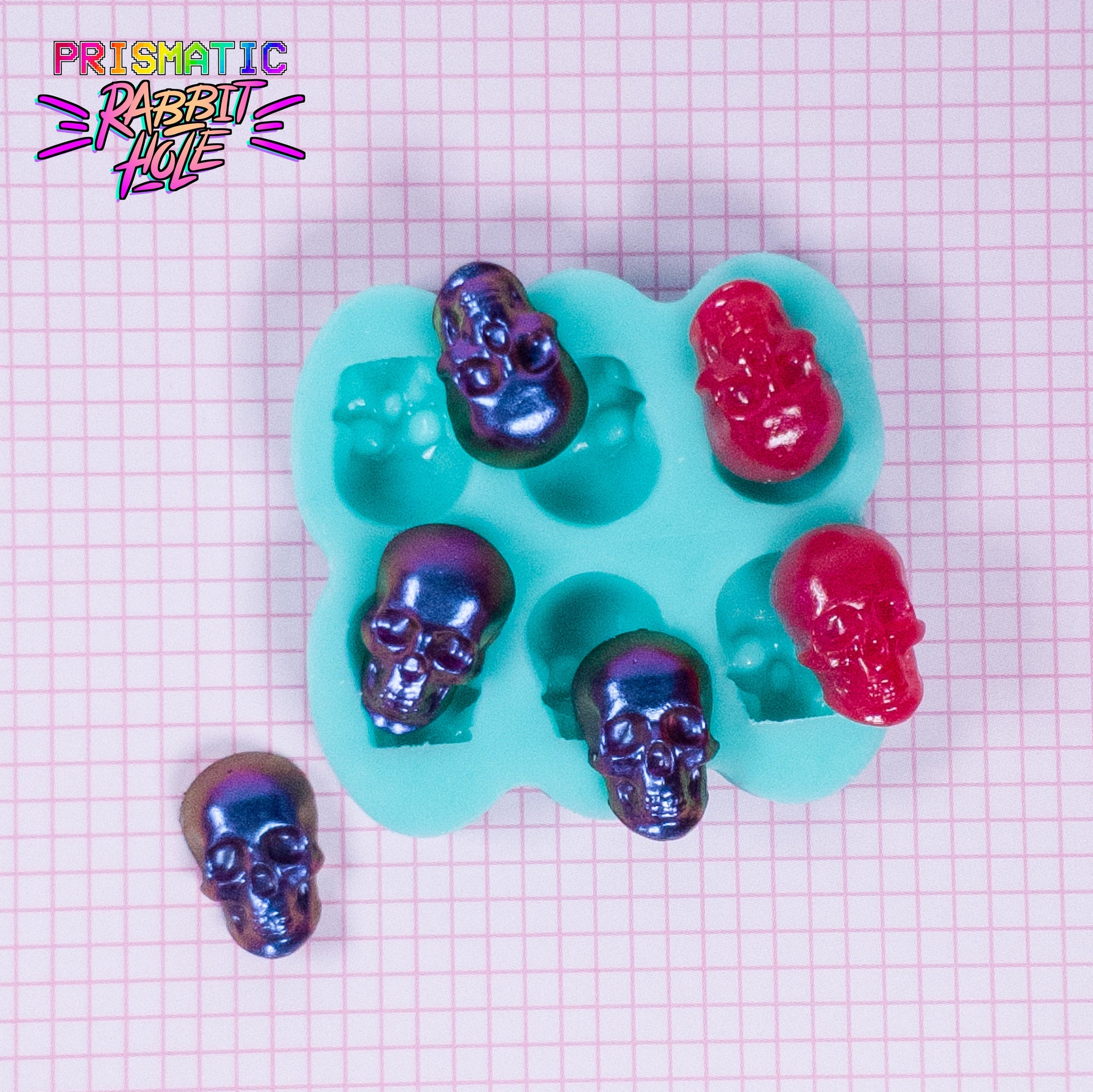 Crafted Elements 6.9x5.2x2.4 3D Partial Skull Silicone Mold